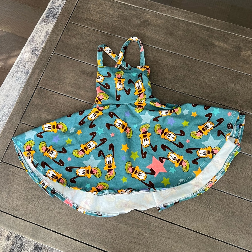 Wild Rich Kids Pluto Riley tie back dress 2T